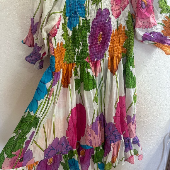 Mille Kiki Floral Print Off the Shoulder Minidress - Picture 6 of 8